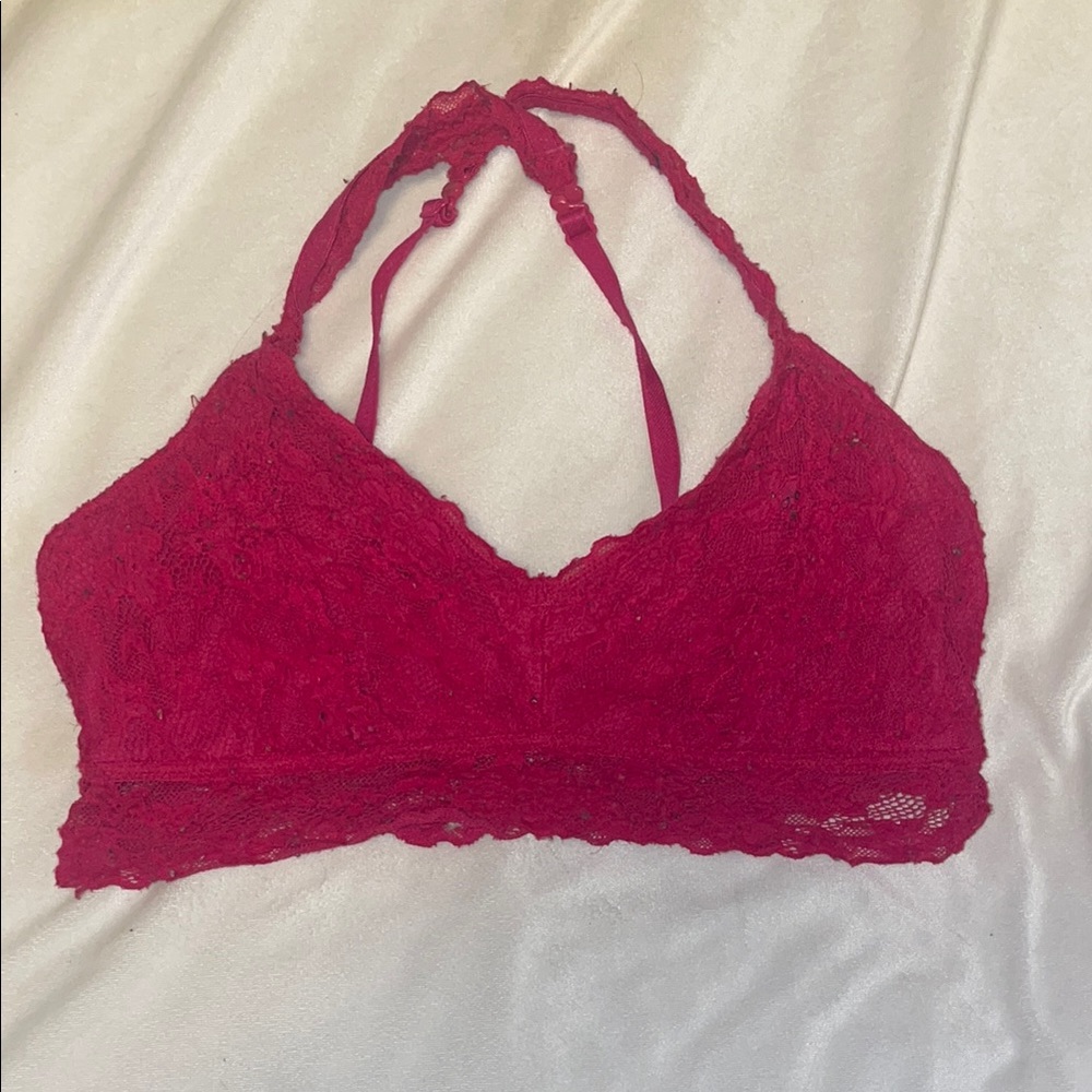 Pink Lace Bralette